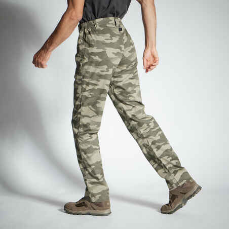 LIGHT TROUSERS 100 CAMO HALFTONE GREEN