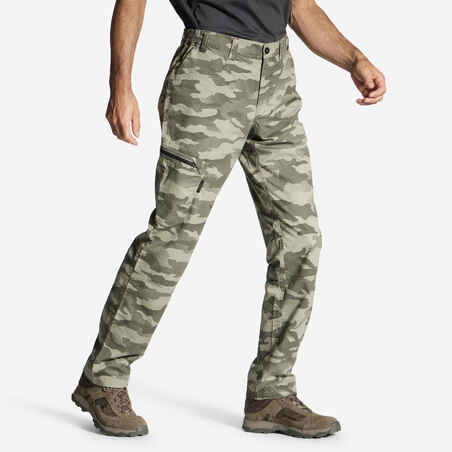 LIGHT TROUSERS 100 CAMO HALFTONE GREEN