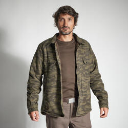 Chaqueta sobrecamisa canadiense 500 franela Solognac Adulto camuflaje