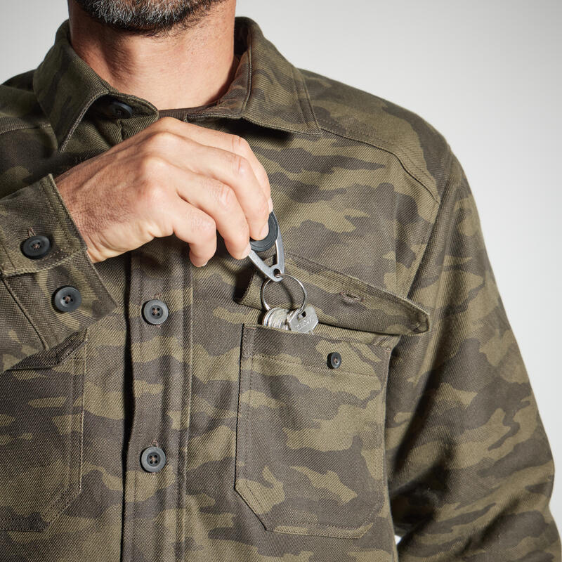 SOBRECAMISA CARDADA DE CAÇA 500 CAMUFLADO