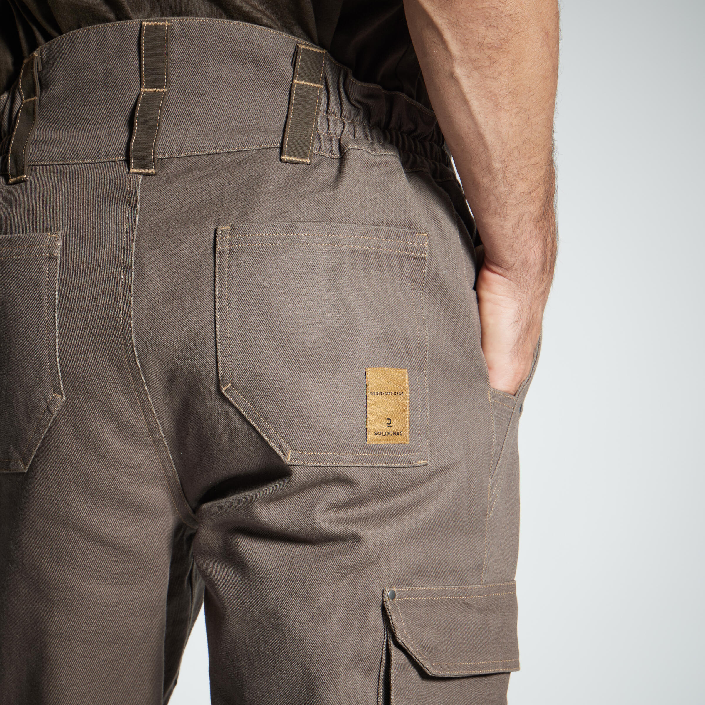 PANTALON CHAUD RESISTANT 500 MARRON