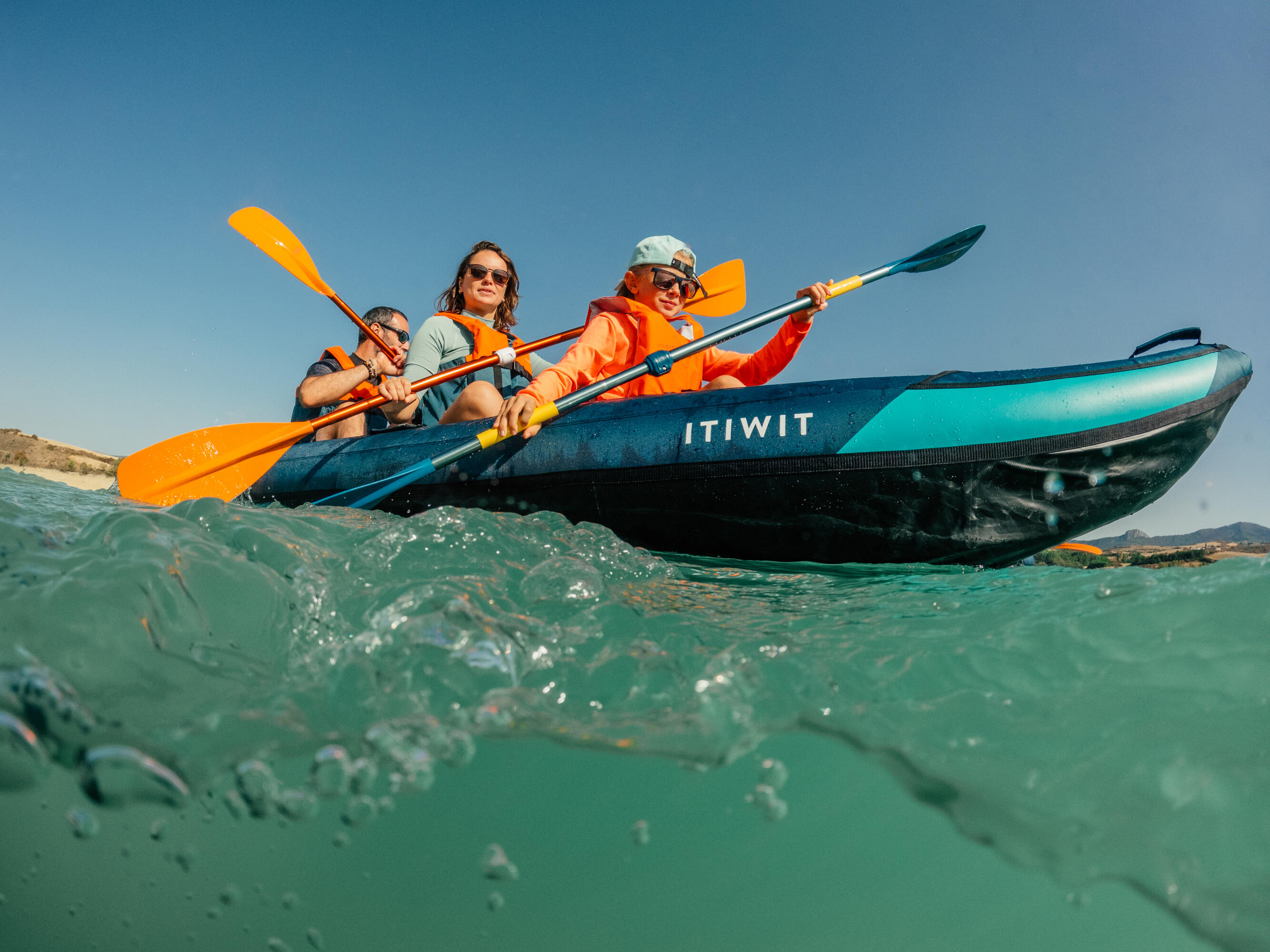 Inflatable Touring Kayak 2 Or 3 Person