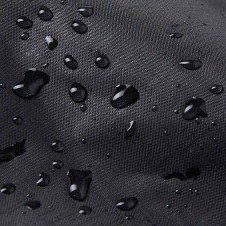 פונצ'ו דגם 100 לרכיבה בגשם בעיר - שחור