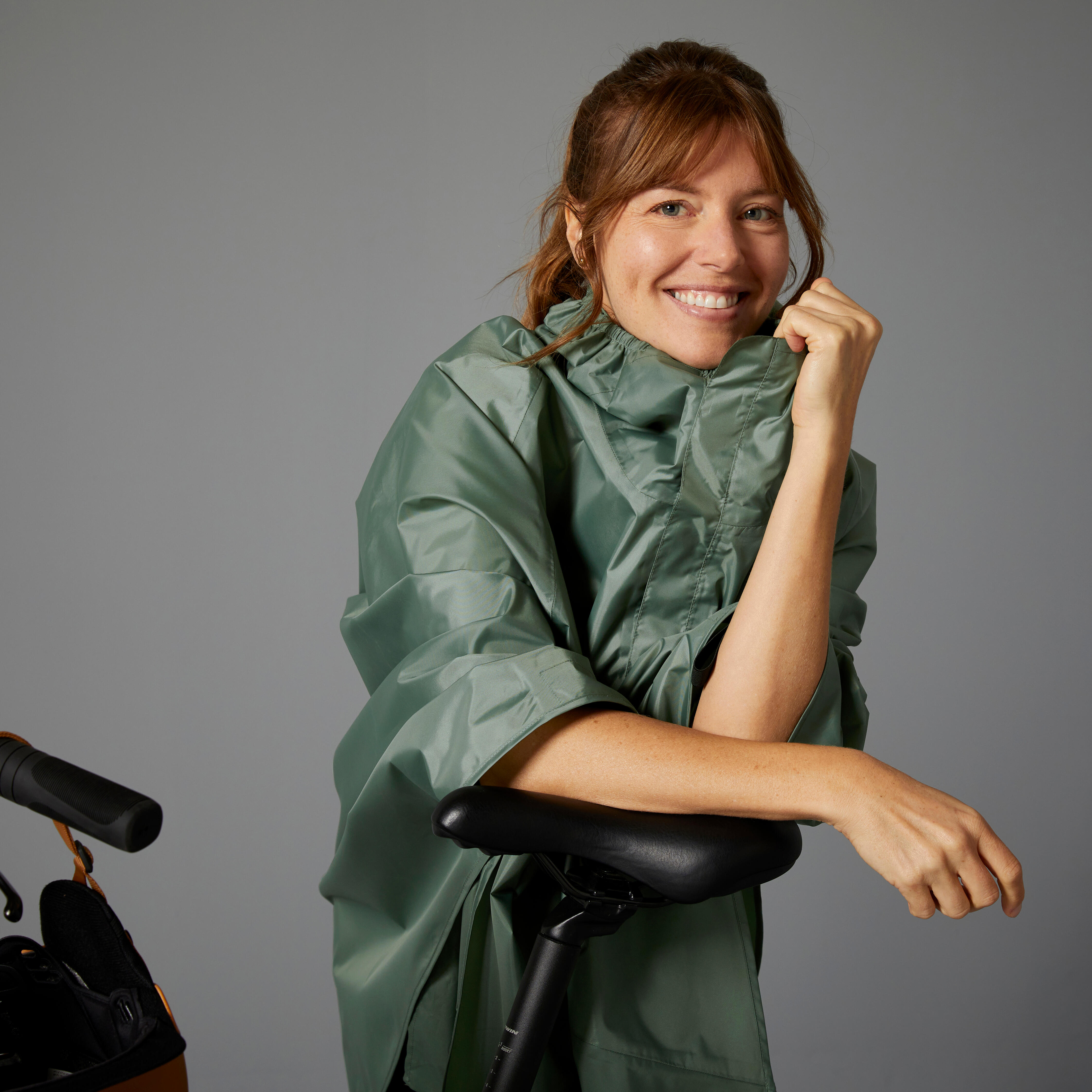 Poncho imperméable de vélo de ville, 100 - BTWIN