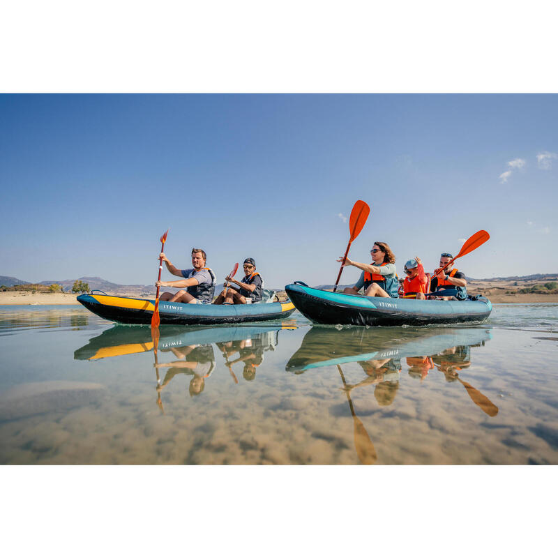 Canoa kayak touring 100 2-3 posti 