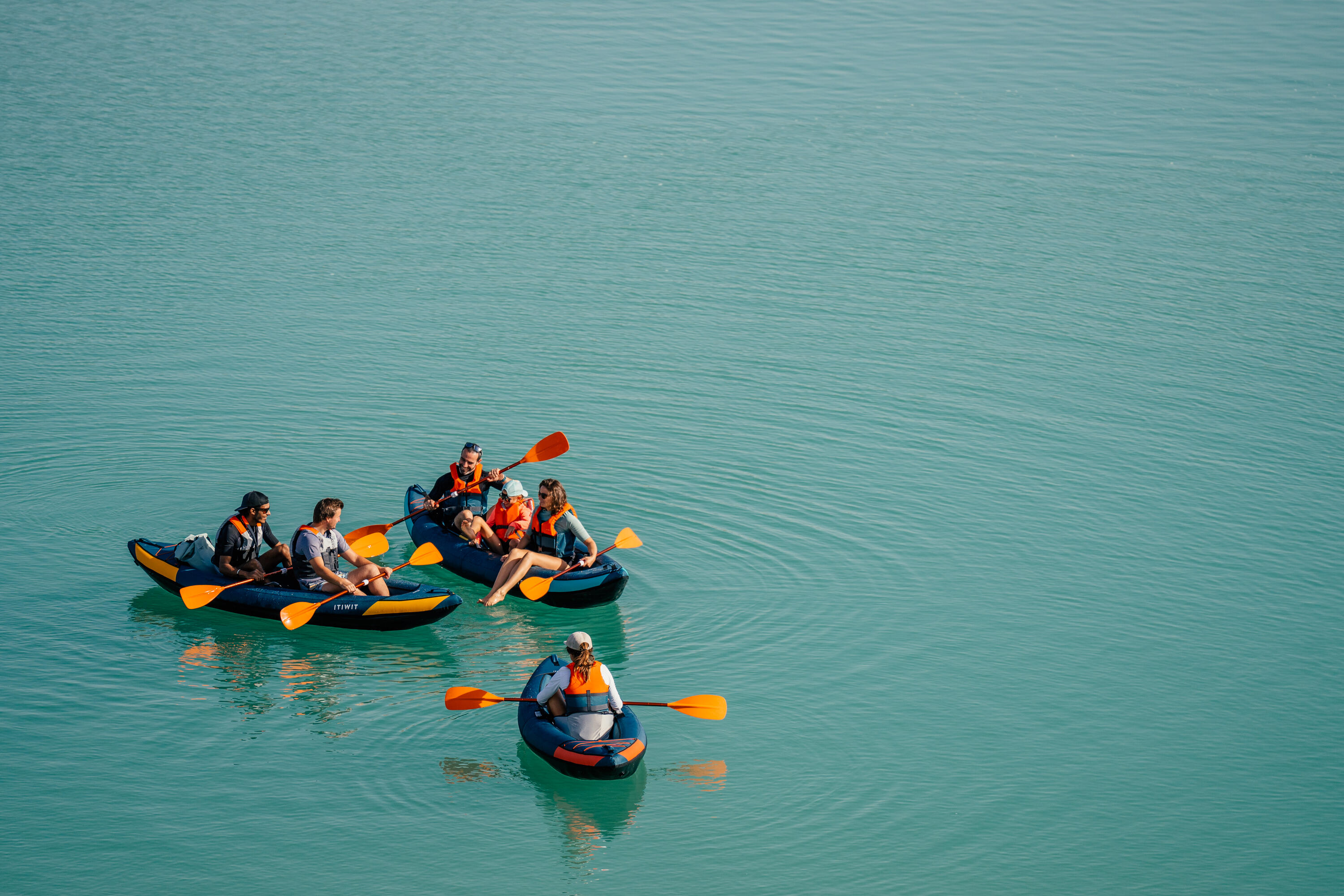 Canoé kayak gonflable de randonnée 1 place 13/27