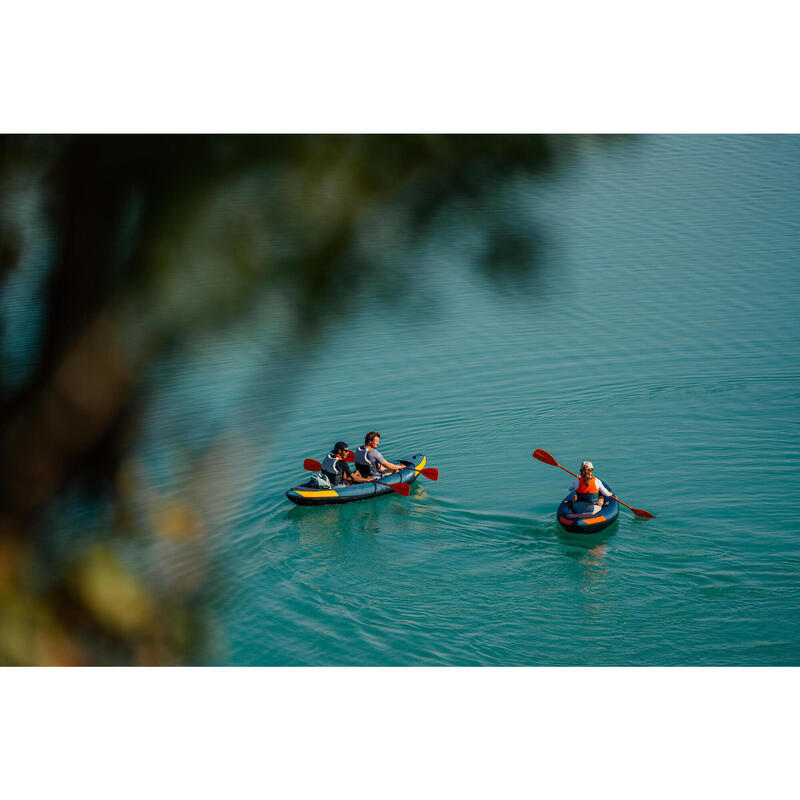 Canoa kayak insuflável de passeio 1/2 lugares