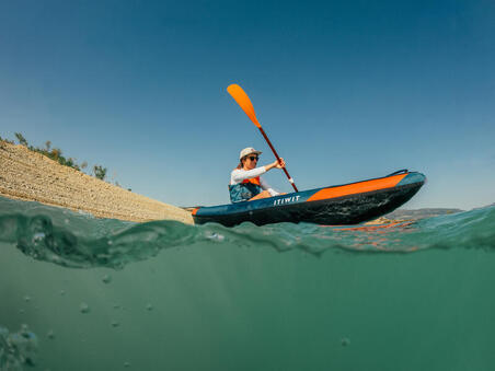 Canoé kayak gonflable de randonnée 1 place