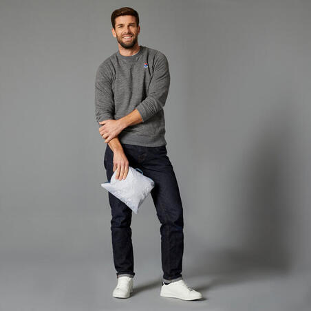 Пончо зі світловідбивними смугами 540 синій/сірий