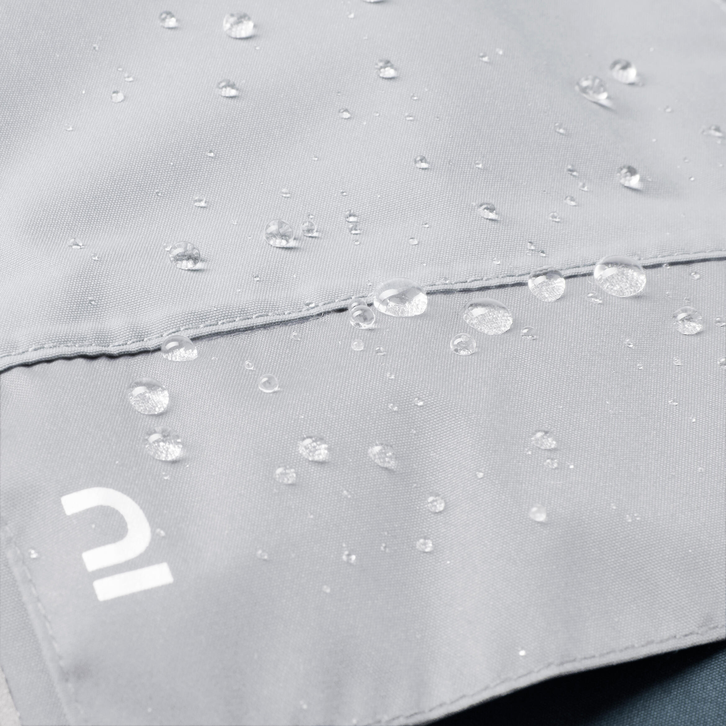 Decathlon UK BTWIN Night Visibility City Bike Rain Poncho 540 - Blue/grey | FREE Click & Collect at Stores and Asda. 365 Days return available.