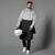 PONCHO PLUIE VISIBILITE NUIT VELO VILLE 540 NOIR GRIS