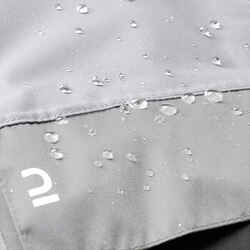 Night Visibility City Bike Rain Poncho 540 - Black/Grey