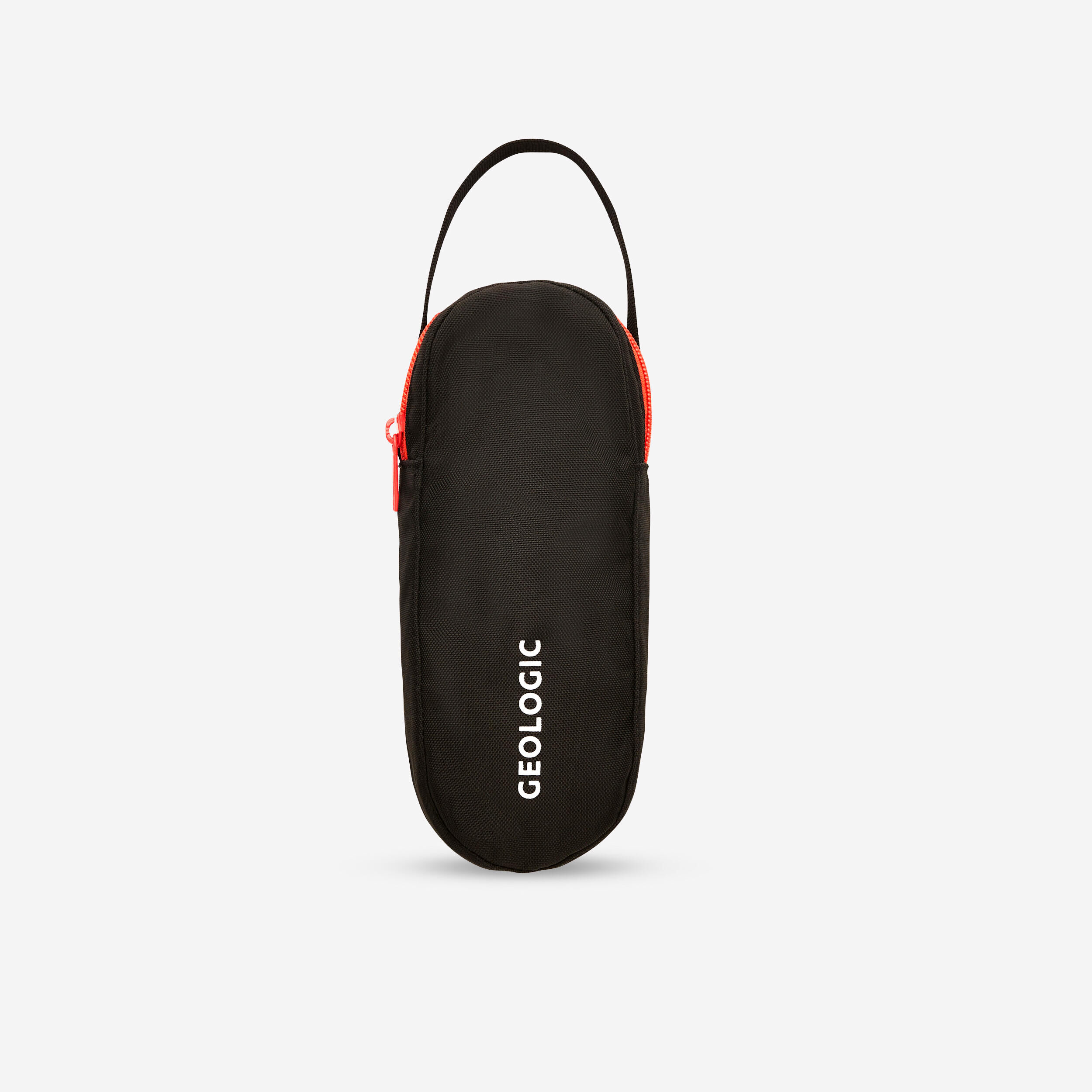 KOODZA Soft Bag for 3 Petanque Boules - Black/Red