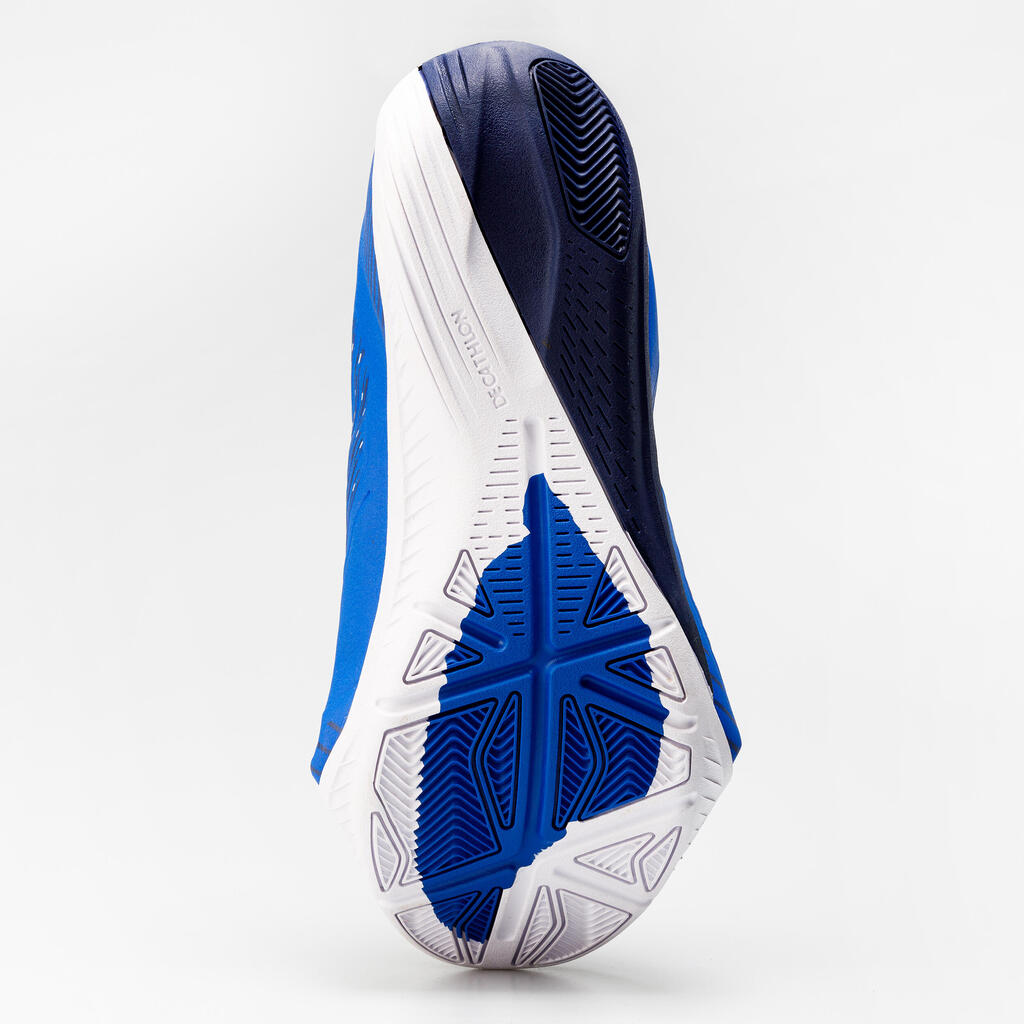 Chaussures de Futsal GINKA 500 bleu électrique