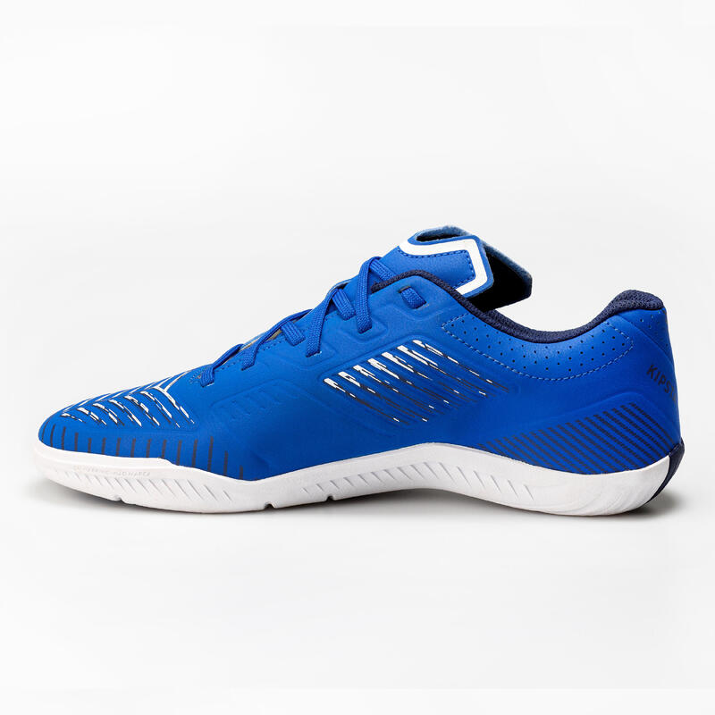 Damen/Herren Fußball Hallenschuhe Futsal - Ginka 500 blau/weiss