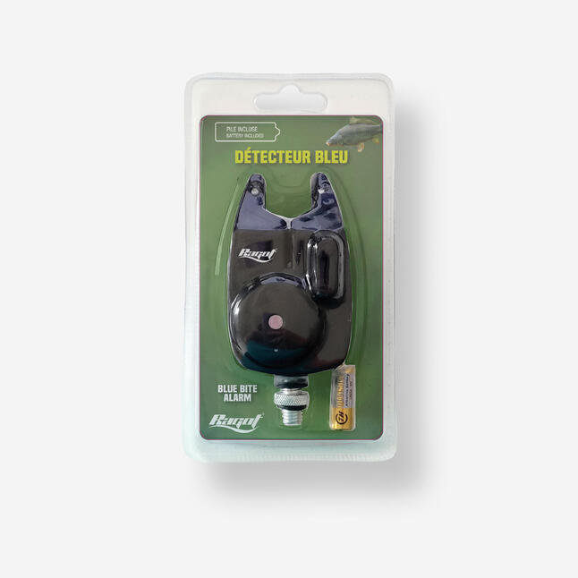 Détecteur de touche PêCHE de la CARPE LED BLEU + PILE CARP SPIRIT