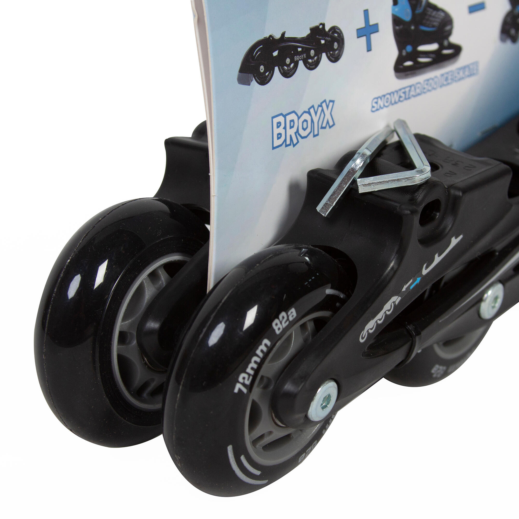 Zestaw szyn rolkowych do łyżew Broyx SNOWSTAR 500 3/8