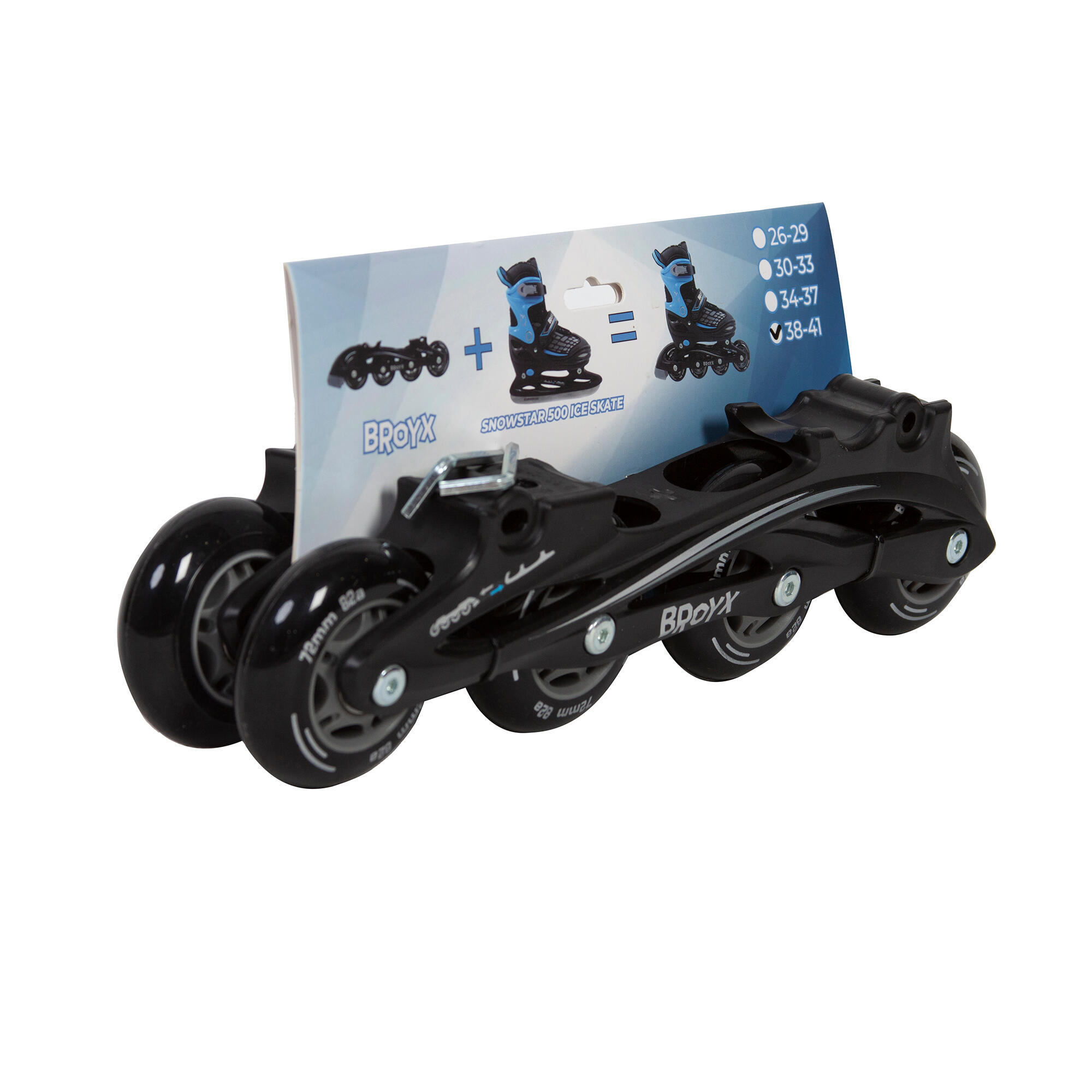 Zestaw szyn rolkowych do łyżew Broyx SNOWSTAR 500 2/8