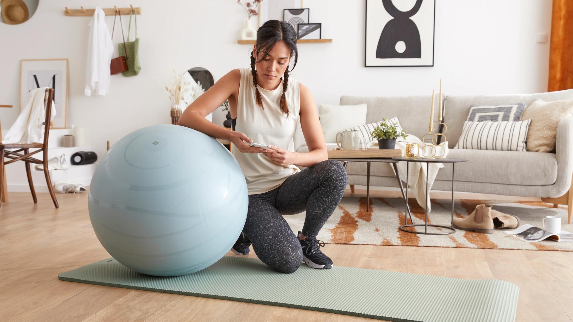 8 exercices avec un swiss ball - Ma routine fitness