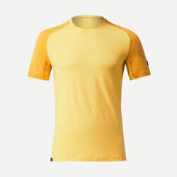 Men's Short-sleeved Merino Wool Trekking T-shirt  - MT500