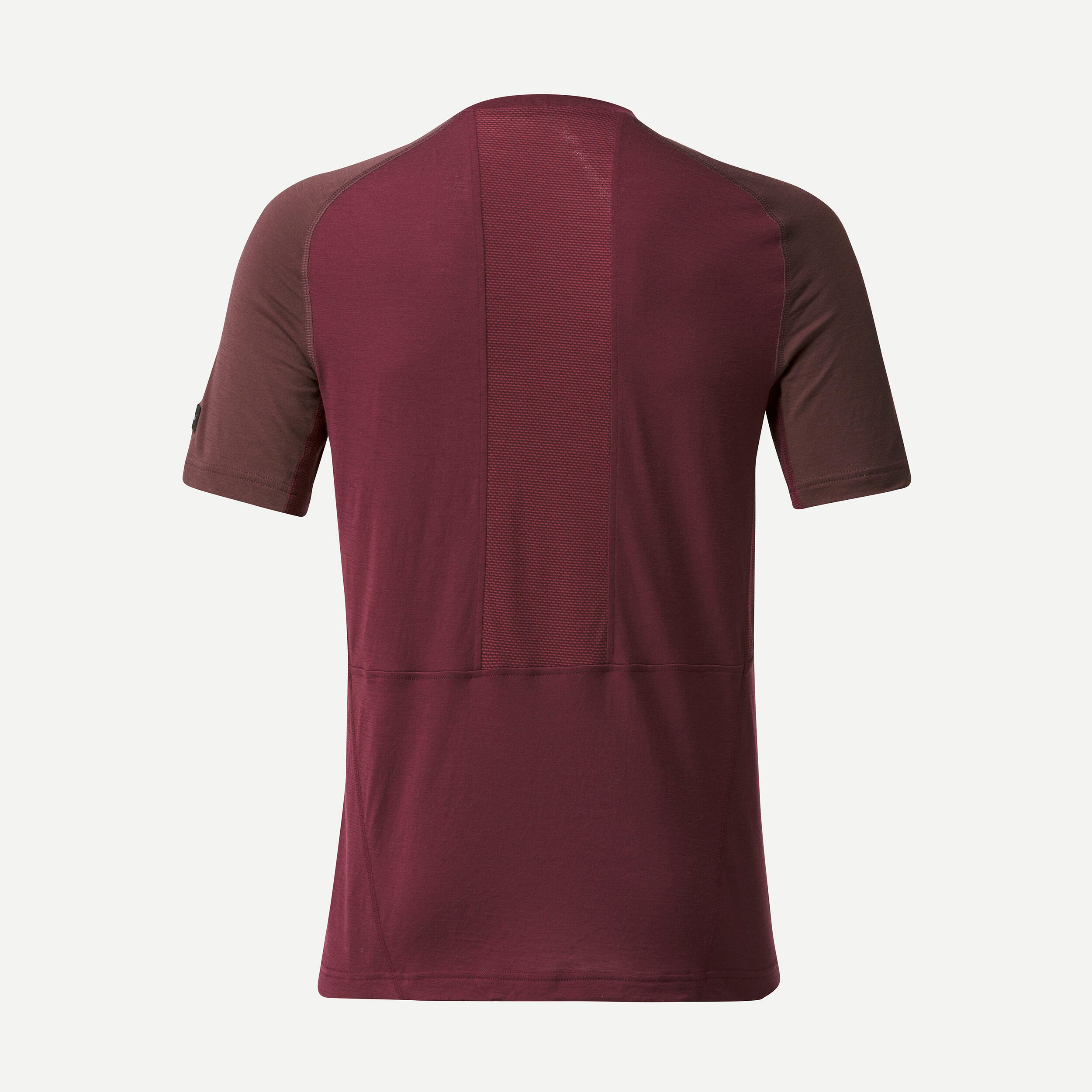 Men's Short-sleeved Merino Wool Trekking T-shirt  - MT500 2/6