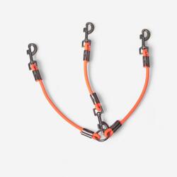 ACCOUPLE CHIEN 900 MODULABLE PVC ORANGE FLUO