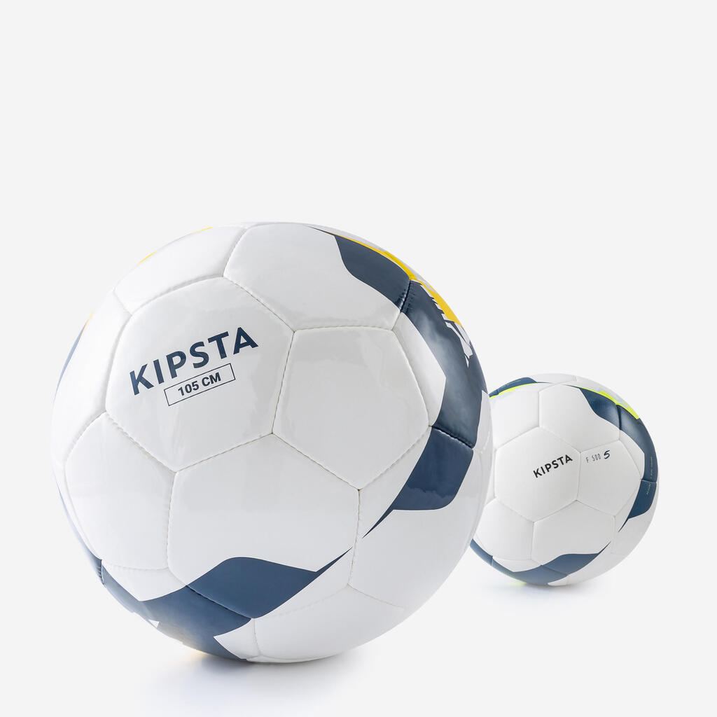 Lopta na Power Soccer veľkosť 7 bielo-žltá