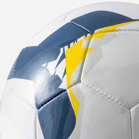 7 dydžio futbolo kamuolys „Powerchair‟, balta,geltona