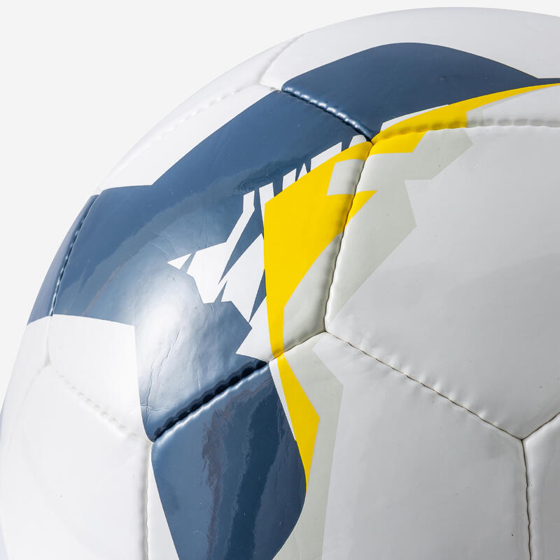 Pallone calcio in carrozzina taglia 7 bianco-giallo
