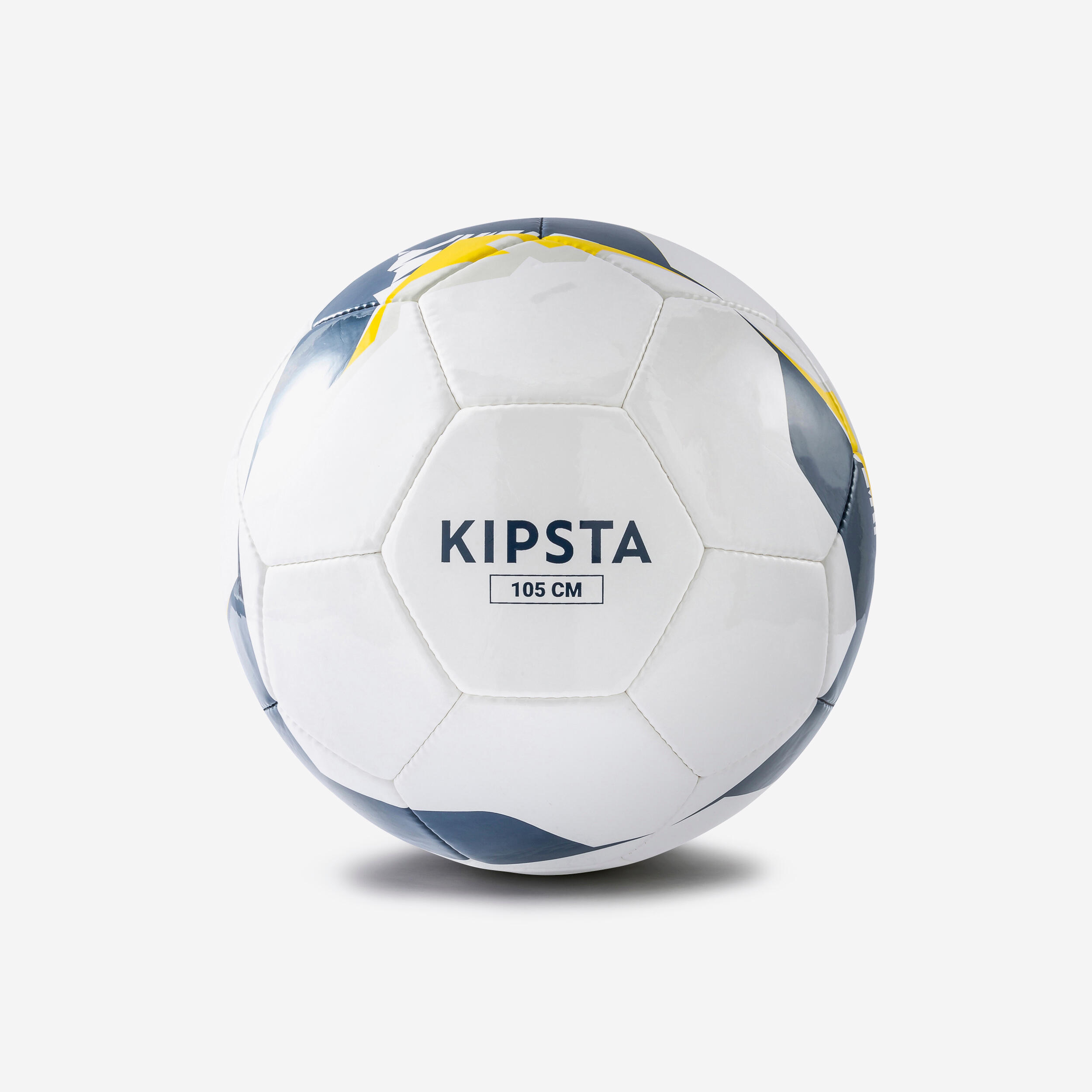 Kipsta - Ballon De Foot-fauteuil Taille 7 Blanc Jaune - Ballon De Foot - Football / Futsal / Sepak - Blanc - 7 - Decathlon