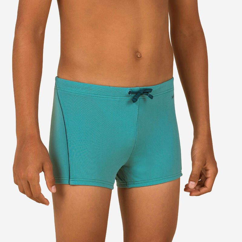 Badehose Boxer Jungen - 100 Plus türkis 