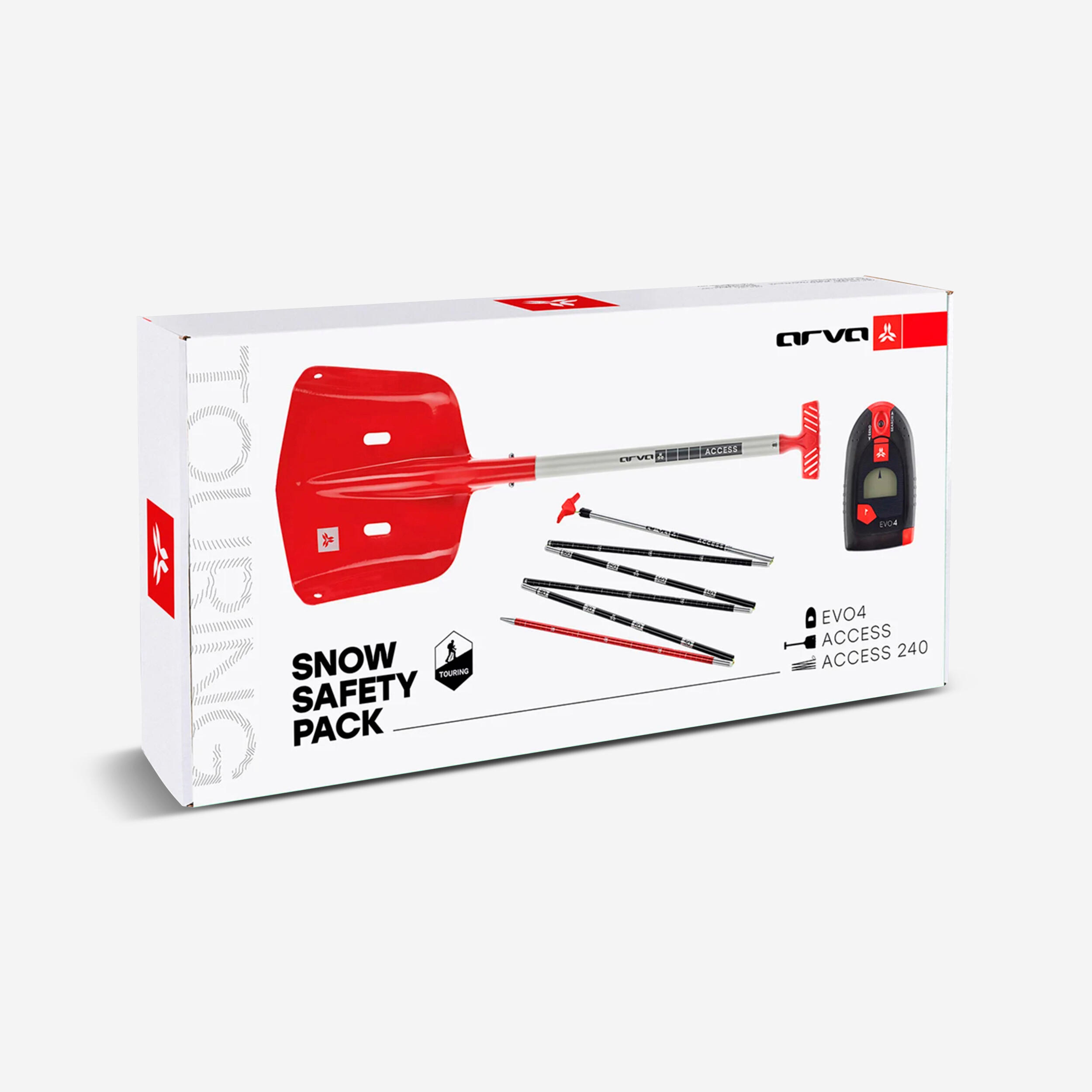 ARVA Protilavínová bezpečnostná súprava EVO 4 V2 lopatka, sonda, lavínový vyhľadávač UNI