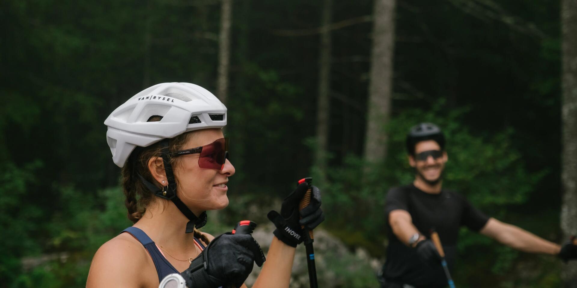 Casque ski roue