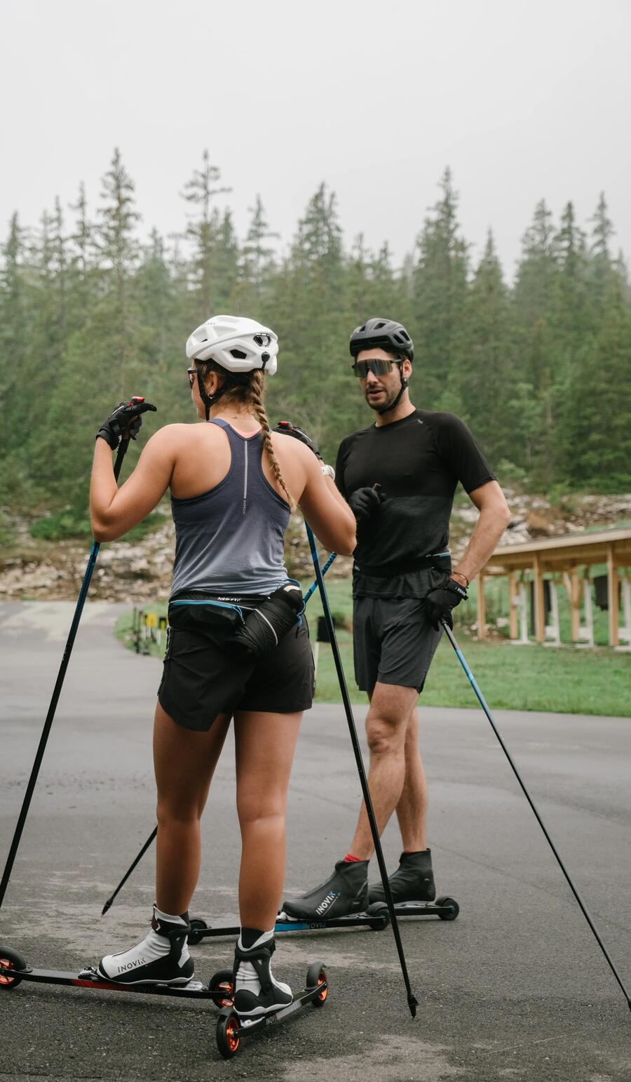 équipement ski roue