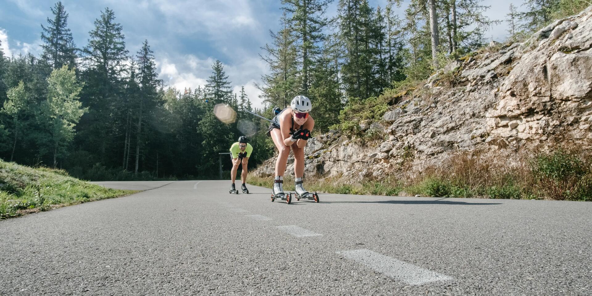 où pratiquer le ski roue