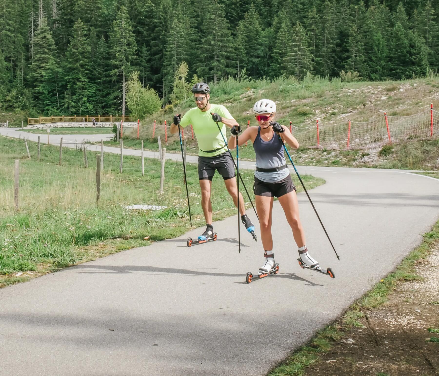 ski roue vercors