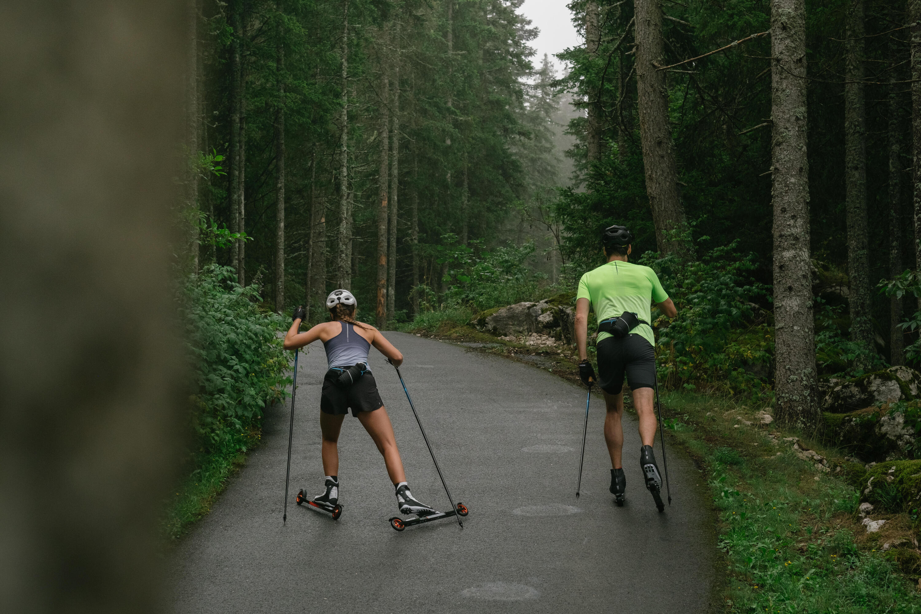 Rollerski Erwachsene 610 mm Skating - 500 Grösse  8/11