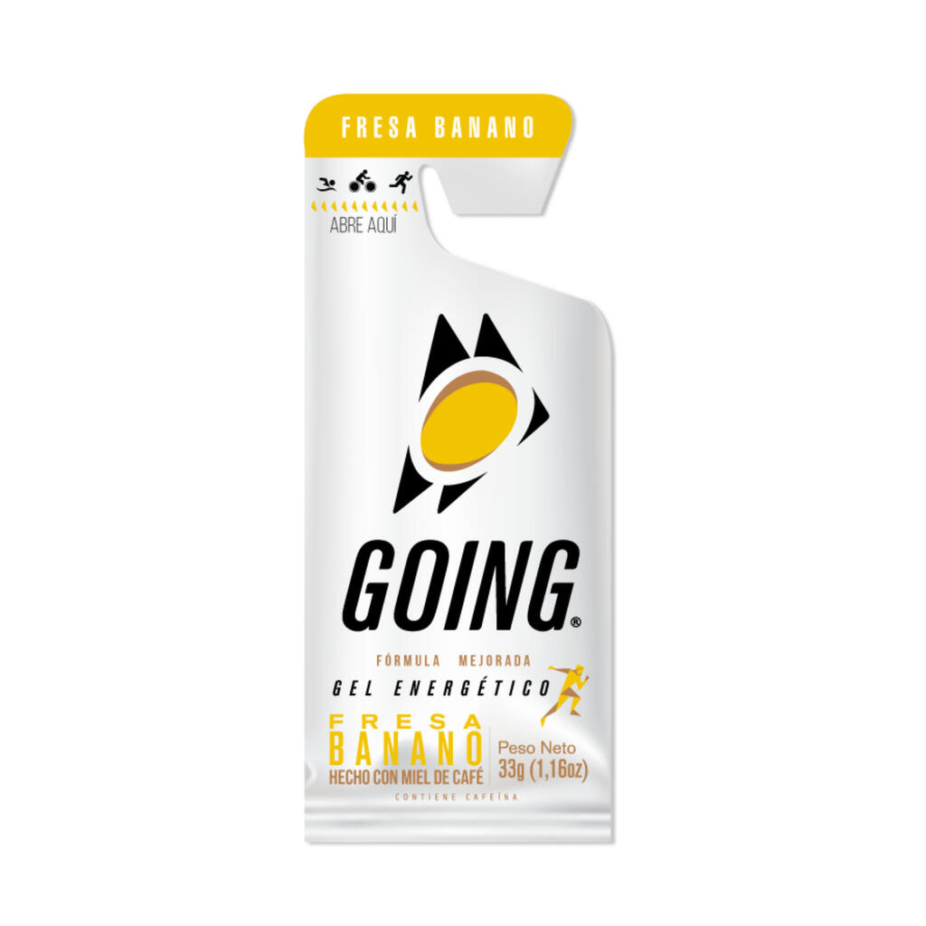 Gel energético de 33g sabor a fresa-banano Going