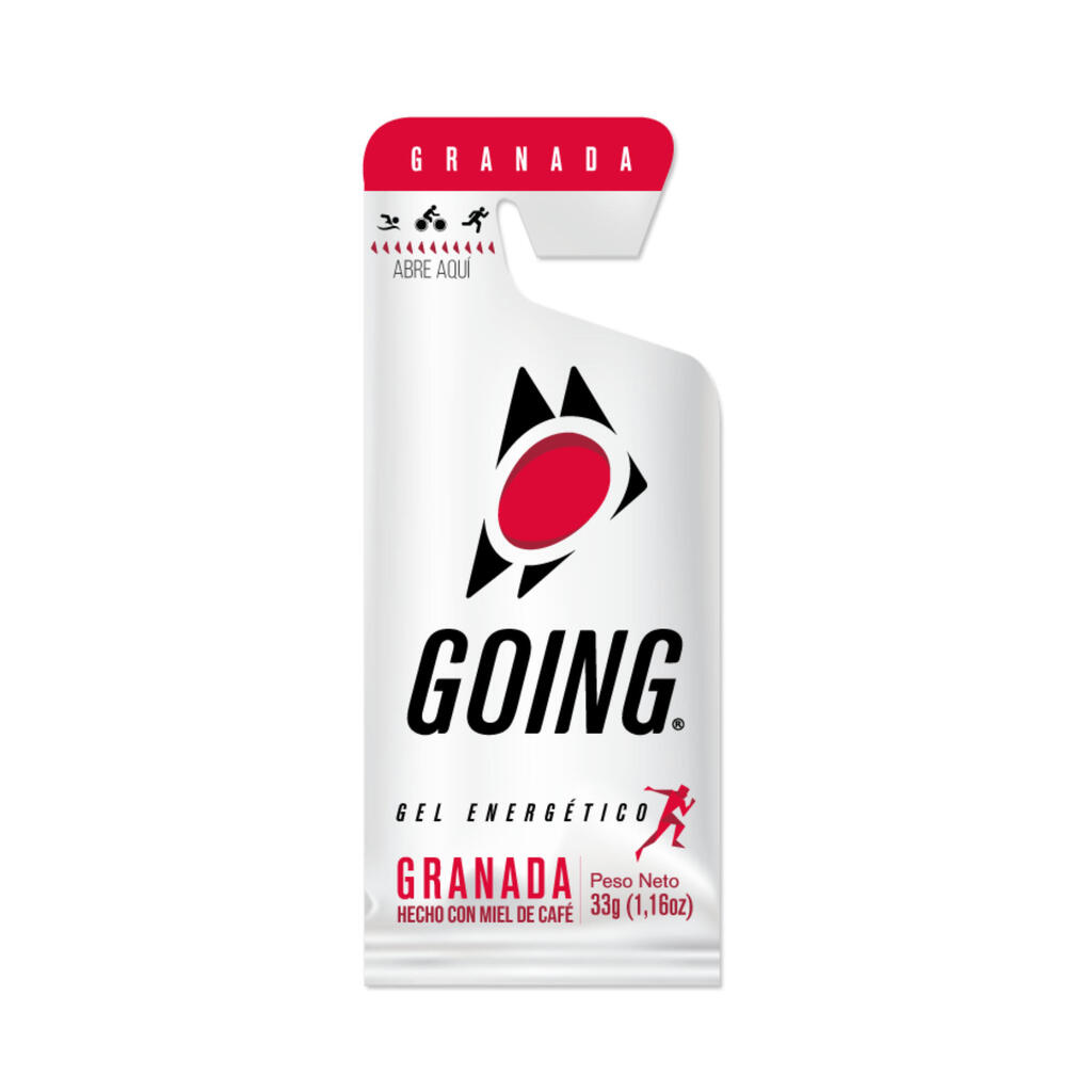 Gel energético de 33gr sabor a granada Going