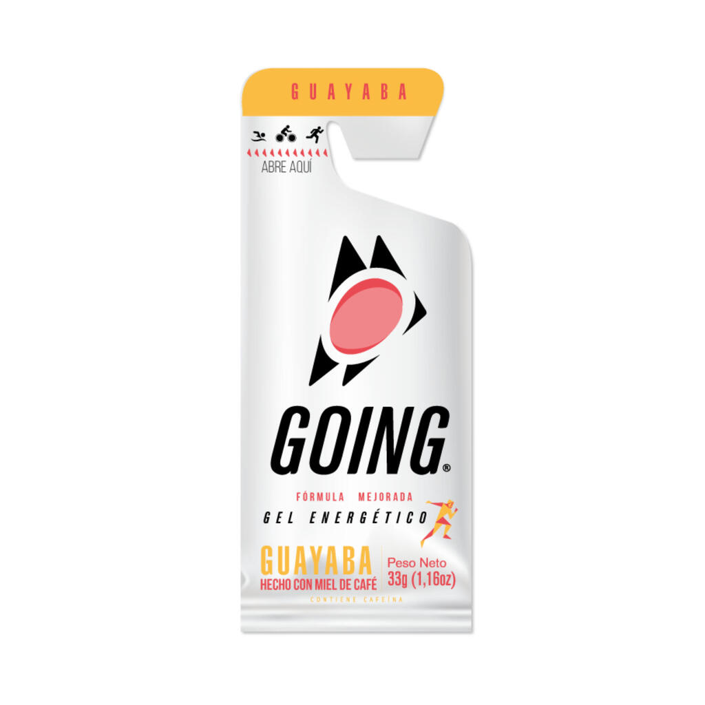 Gel energético de 33gr sabor a guayaba Going
