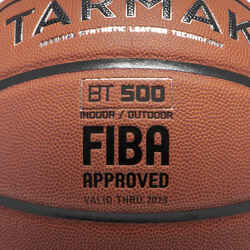 Μπάλα μπάσκετ FIBA BT500 Touch Μέγεθος 6 - Πορτοκαλί