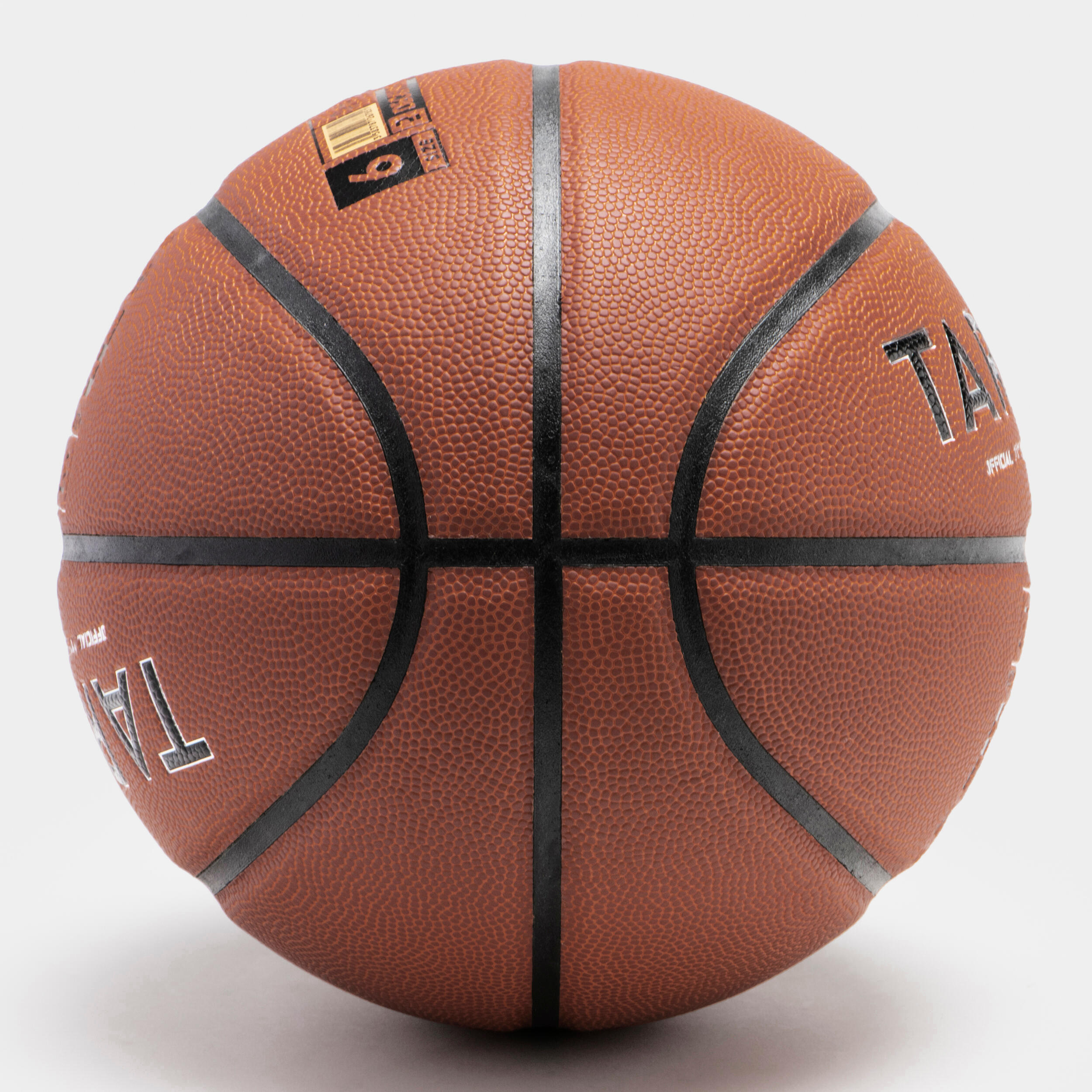 Size 6 FIBA Basketball BT500 Touch - Orange 3/5