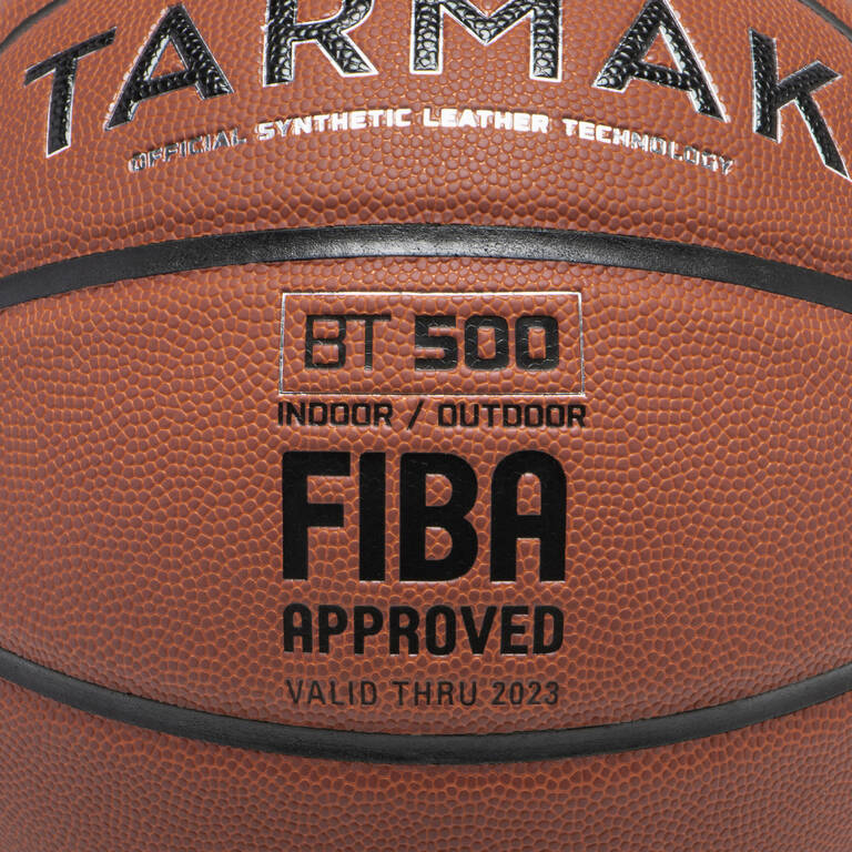 បាល់បោះ FIBA BT500 ទំហំលេខ 7 - ពណ៌ត្នោត 