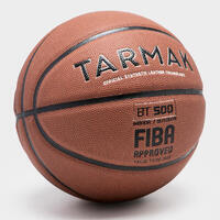 Ballon de basketball taille 7 - BT500 FIBA - Marron