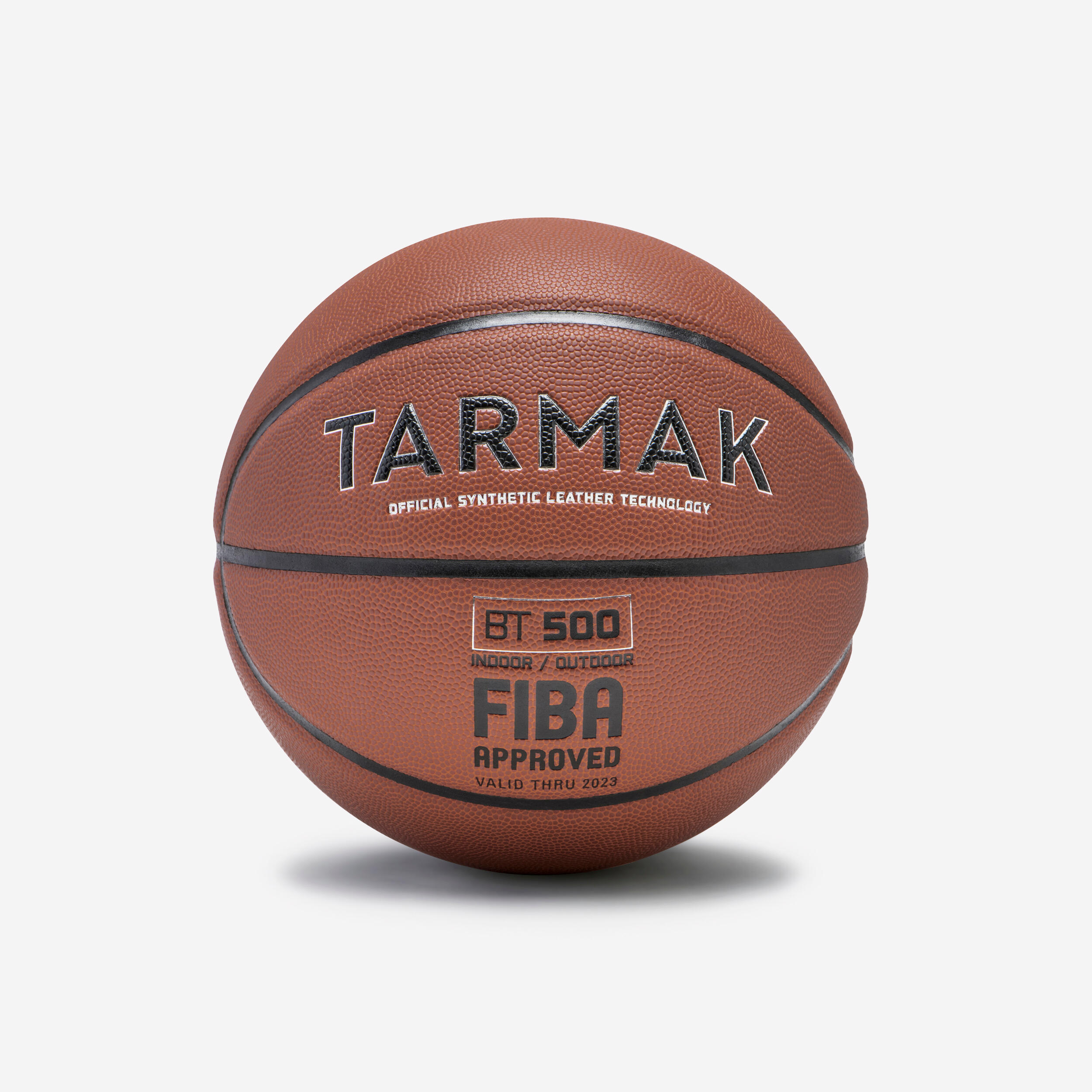 Basketball size 7 - BT500 FIBA - Brown