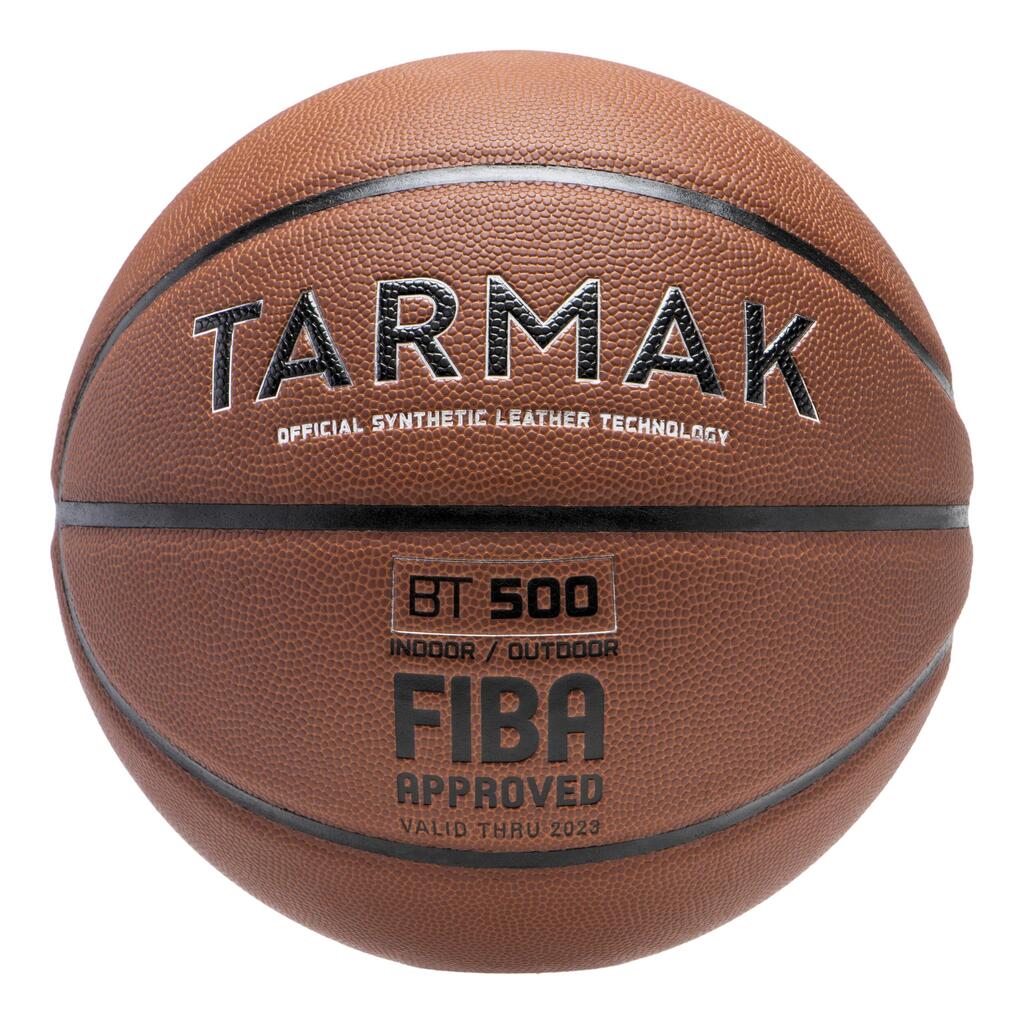 Ballon de basketball taille 7 - BT500 TOUCH - Bleu Rouge