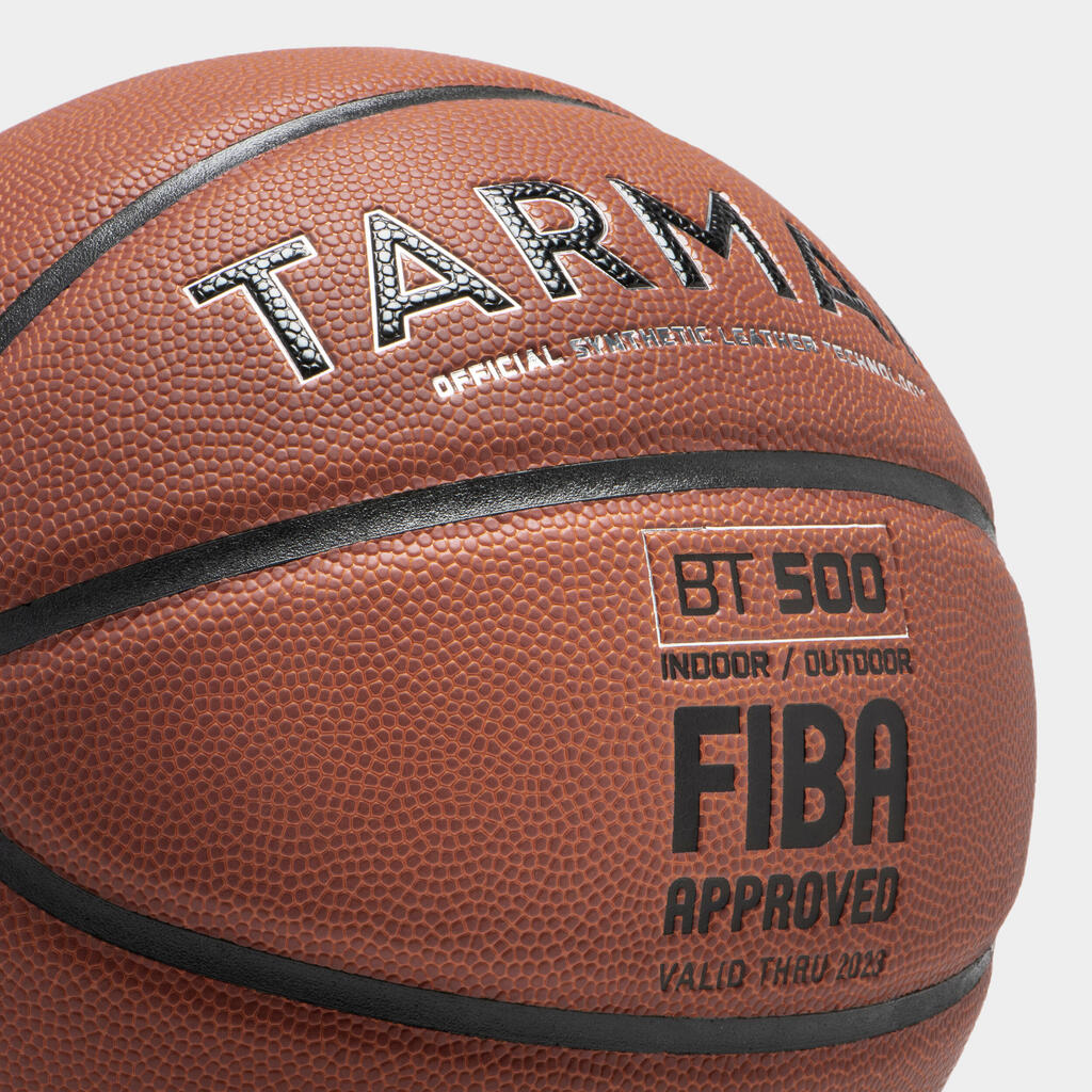 LOPTA ZA KOŠARKU BT500 TOUCH DEČJA VELIČINE 5 - NARANDŽASTA