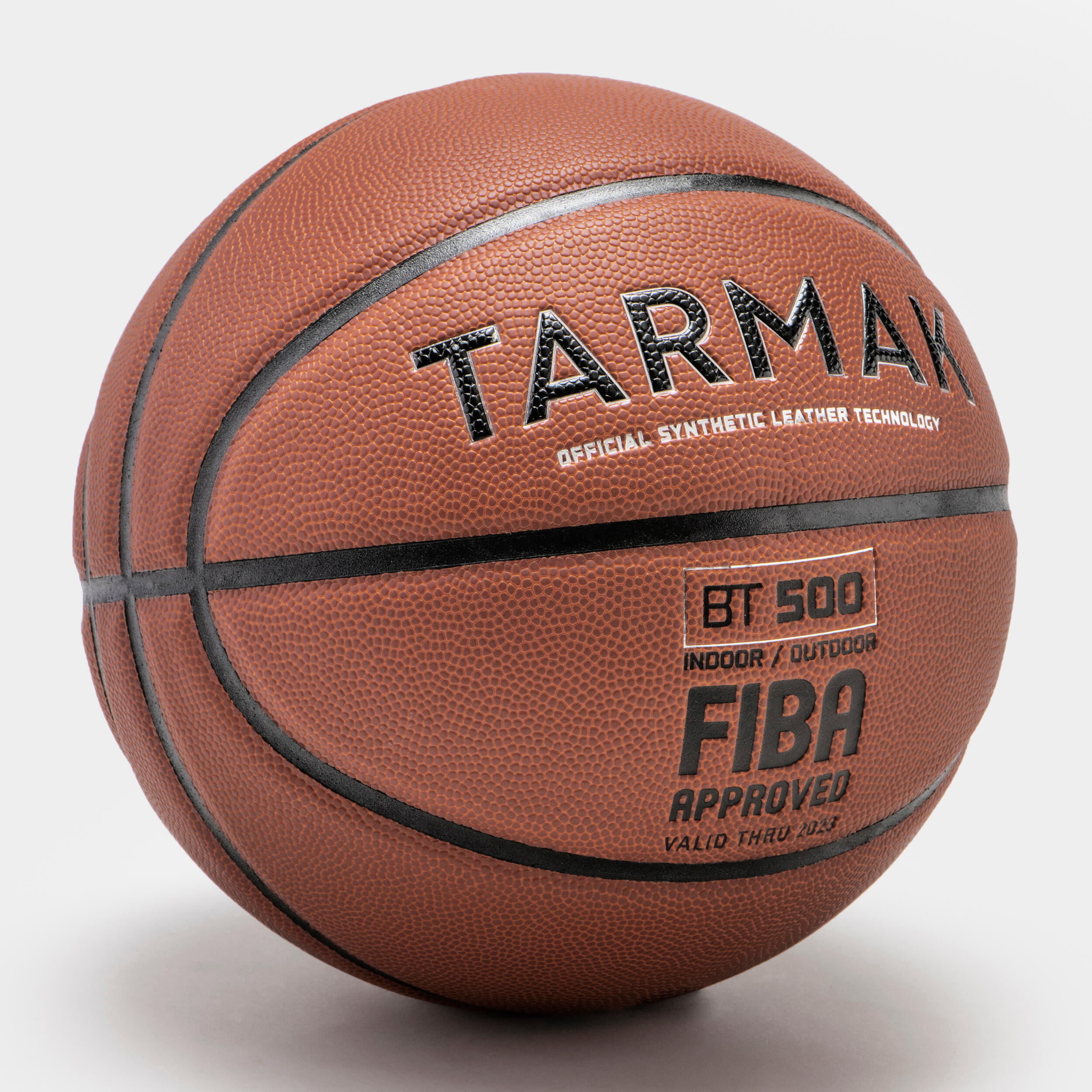 Kids' Size 5 Basketball BT500 Touch - Orange 2/6
