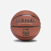 Kids' Size 5 Basketball BT500 Touch - Orange