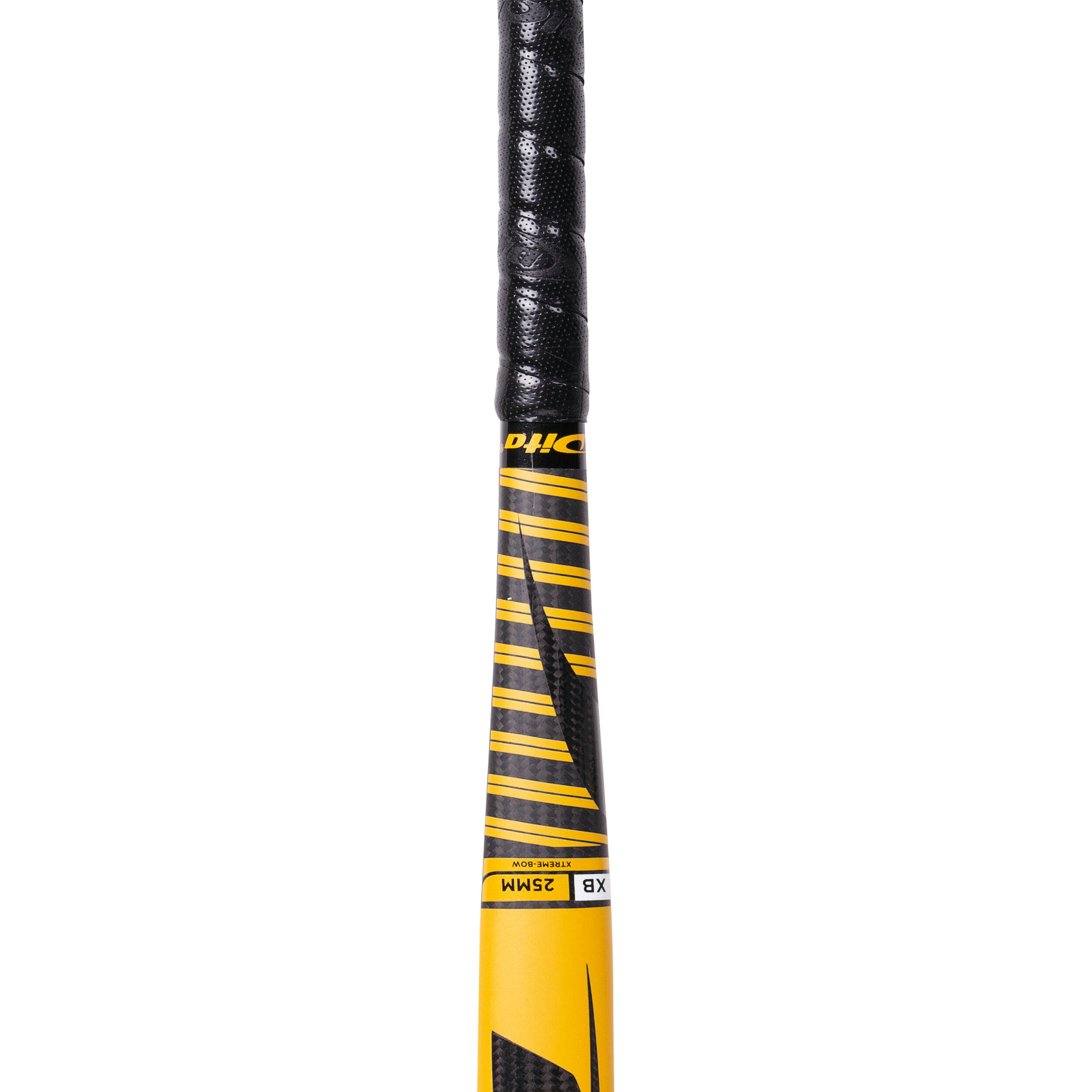 Adult Advanced 85% Carbon X Low Bow Field Hockey Stick carbotecC85 - Gold/Black 13/13